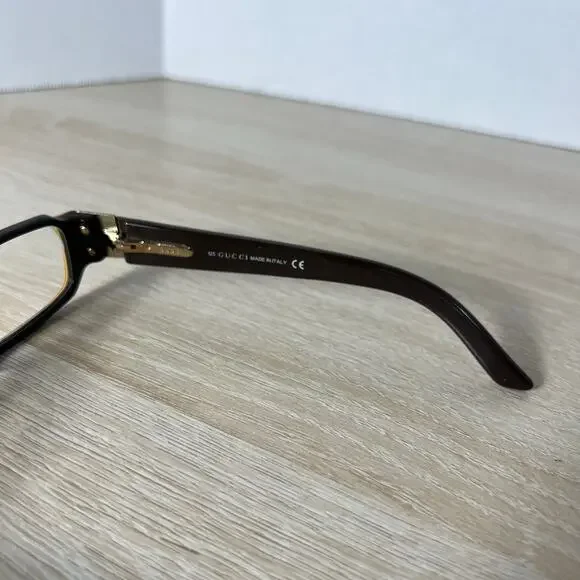 Gucci GG2916 GRN Eyeglasses Brown Orange Frames 50-14-125 - Picture 9 of 11